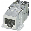 Phoenix Contact Konektor RJ45, řada: CUC-F-J1ZNI-S/R4IDC8 Vnitřní, počet cest: 8, Rovný, Montáž do panelu Stíněné, počet