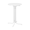 Barový stôl - Ø 70 cm - skladací - biely - Royal Catering RC-BIS70FW 70 cm biely