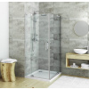 Roth ELEGANT 120/200 Dvere sprchové 1-krídlové pre rohový sprch.kút Brillant/Číre 188-1200000-00-02