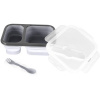 Zopa Desiatový box s príborom veľký Dove Grey 8595114461356