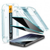 Spigen Glass tR EZ Fit Privacy 2 Pack Transparency iPhone 15 Pro Max AGL06874