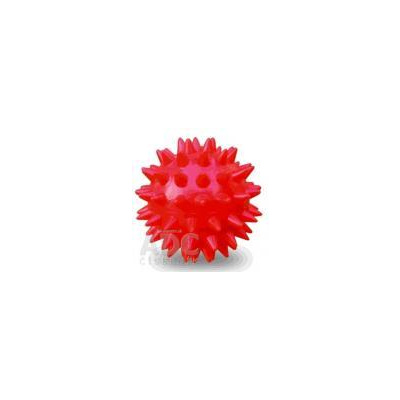 CIBER International GYMY MASÁŽNA LOPTIČKA - ježko 5 cm červená, priemer 5 cm 1x1 ks