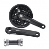 SHIMANO KLIKY ALTUS FC-MT210 40/30/22 170MM LOŽISKA+KRYT