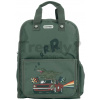 Školská taška batoh Backpack Amsterdam Large Race Dino Jack Piers veľká ergonomická luxusné prevedenie od 6 rokov 36*29*13 cm