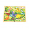 Viga Drevené puzzle 48 dielikov Viga Dinosauri