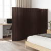 vidaXL Paraván tmavohnedý 165x400 cm bambus - Hnedá - 139333-85768
