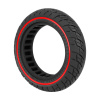 Plná honeycomb pneumatika 10×2.5 s červeným kruhom (45 mm drážka)