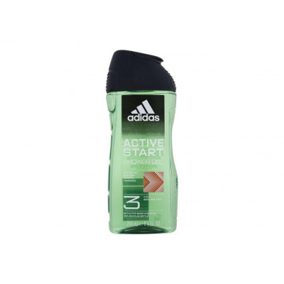Adidas Active Start Shower Gel 3-In-1 (M) 250ml, Sprchovací gél