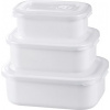Dóza MagicHome Lunchbox set MB41, sada 3 ks, 700/1300/2100 ml, obdĺžniková, otvárateľné veko