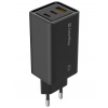 COLORWAY COLORWAY 1x USB a 2x USB-C/ turbo síťová nabíječka/ 65W/ 100V-240V/ Černá