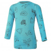 Little Angel Tričko šmyk DR tlač Outlast® - tm.tyrkys zvieratká Veľ. 86