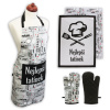 Home Elements Set zástera, chňapka, 2 utierky Najlepší otecko