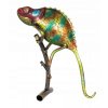 Dekoračný doplnok do záhrady - Chameleon nezávislé kovové sochy figurínovej dekorácie (Chameleon India kovové SOCHY DEKORÁCIE FÓRKY)