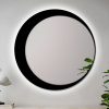 Gaudia Zrkadlo Moony Black LED Rozmer zrkadla: 50 x 50 cm