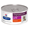 Hill's HILL'S PRESCRIPTION DIET Thyroid Care Feline y/d Mokré krmivo pre mačky s kuracím mäsom 156 g
