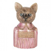 Clayre & Eef Dekorácia socha busta mačka v ružovej košeli - 14*11*23 cm - Clayre & Eef
