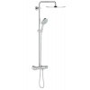 GROHE Rainshower sprchový stĺp s termostatom, hlavová,ručná sprcha, Sprchová hadica,chróm GRO 27968000