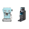 Ascaso Dream ONE, Kid Blue + Rancilio Rocky Doserless, čierna