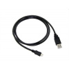 Kabel C-TECH USB 2.0 AM/Micro, 2m, černý CB-USB2M-20B C-Tech