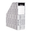 Victoria zakladač kartónový 90 mm textil biely