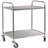 STALGAST Vozík servírovací dvojpolicový, nerezový | STALGAST, 661020