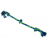 BUSTER Dent.Rope 3 uzly modrá limet.91 cm