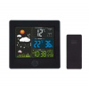SOLIGHT Meteostanica Solight, farebný LCD displej, teplota, vlhkosť, RCC, čierna