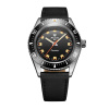 Nivada Grenchen Aquamar Black - Black Leather + 5 rokov záruka a darček ZADARMO