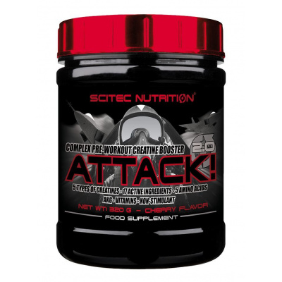 Scitec Nutrition Attack 2.0 320g cherry