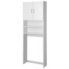 AQUALINE SIMPLEX ECO skrinka za práčku 63x25x190cm, biela SIME715