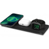 Belkin Bezdrátová nabíjecí podložka BoostCharge Pro 3v1 s MagSafe černá WIZ016vfBK
