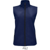 SOL'S | Race BW Women, Dámska 2-vrst. softshell. vesta, modrá f.n., M