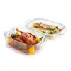 TESCOMA Pekáč s poklopom GrandCHEF 40 x 26 cm, sklenený