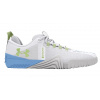 Under Armour TriBase Reign 6 - White/Horizon Blue/Morph Green 39