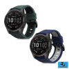 Silikónový remienok Garmin Fenix 7S / 6S / 6S Pro / 5S / 5S Plus – sada 2ks (tmavo-modrá,tmavo-zelená)