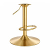 LuxuryForm DESIGN Podstava pre barové stoličky – zlatý tanier (set)