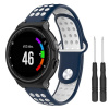 BStrap Silicone Sport remienok na Garmin Forerunner 235, dark blue/white SGA002C07