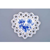 Cibulák – Vianočná ozdoba – srdiečko 10 cm – originál cibuľový porcelán 1. akosť