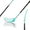 Salming Hawk UltraLite F32 černá / tyrkysová, Pravá (pravá ruka dole), 82cm (=92cm)