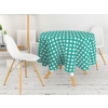 XPOSE® Okrúhly obrus KLASIK – zelený 155 cm,