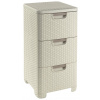 Curver zásuvka 3x14l RATTAN Style krémová 06604-885