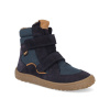 Froddo Chlapčenská zimná barefoot obuv TEX WINTER Dark Blue G3160233 tmavomodrá