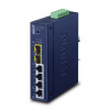 PLANET Industrial L2/L4 4-Port Riadený L2/L4 Gigabit Ethernet (10/100/1000) Modrá (IGS-4215-4T2S)