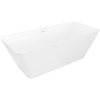 Mexen Velo Slim voľne stojaca vaňa 170 x 75 cm, biela, biely prepad - 52811707500-20