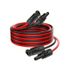 Solární kabel 4mm2, červený+černý s konektory MC4,prodloužení 3m (04291224)