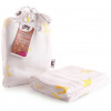 XKKO BMB Bambusová zavinovačka 120 × 120 - Lemon Stars + klipy na kočárek