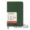 Moleskine A6 Denný 2026 Zelený