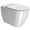 PURA WC mísa kombi spodný/zadný odpad, Swirlflush, 36x63cm, biela ExtraGlaze