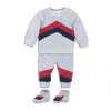 Dirkje Set 2-dielny + Papučky D-BRAVE ENJOY Grey Melee-Red-Navy-56