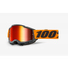 100% ACCURI 2 Goggle Orange- Mirror Red Lens, 50014-00041